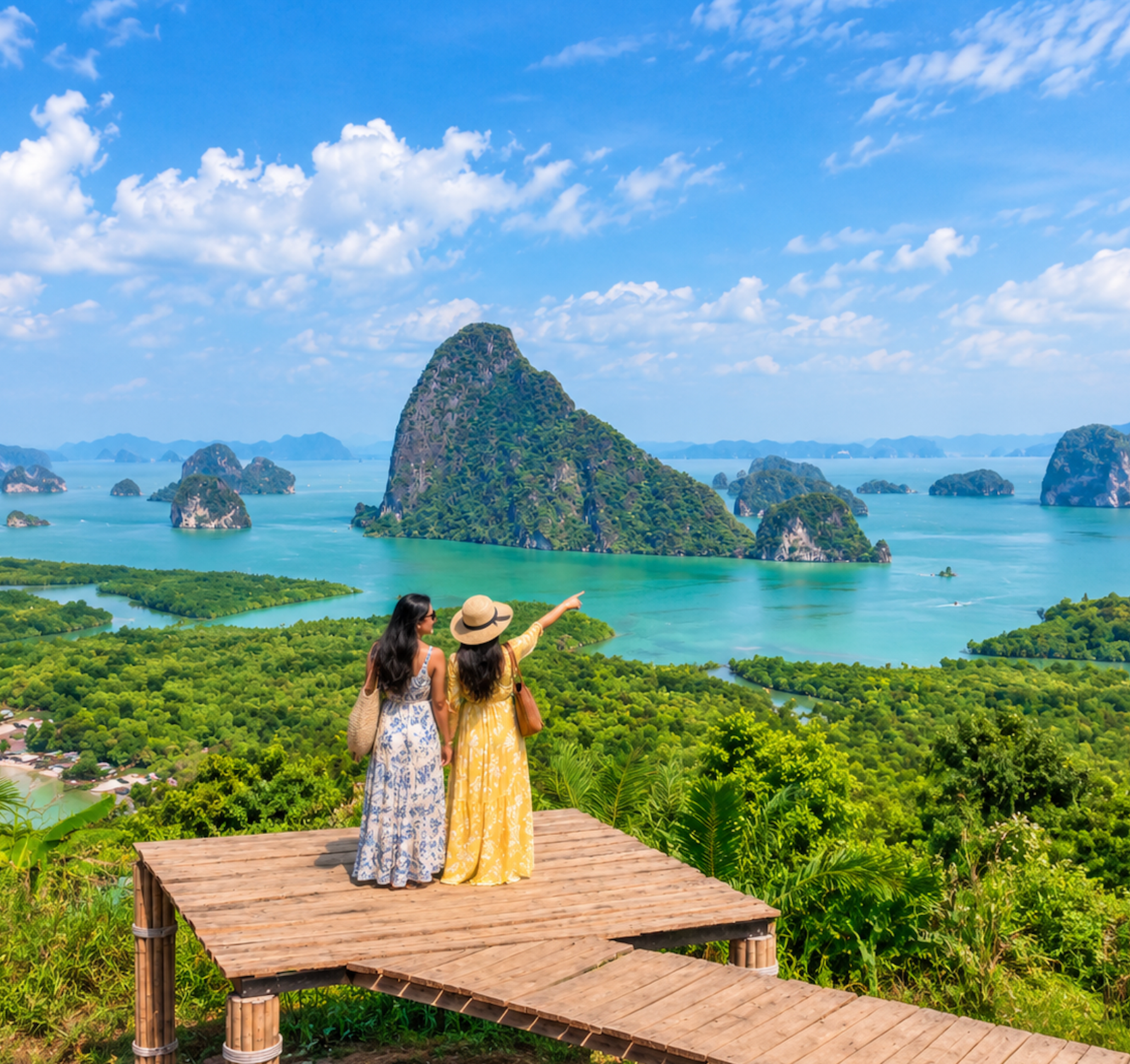 Krabi — limestone cliffs and quiet islands