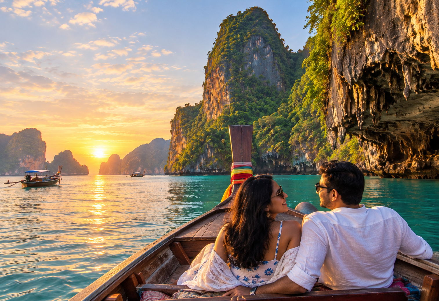 Krabi — limestone cliffs and quiet water