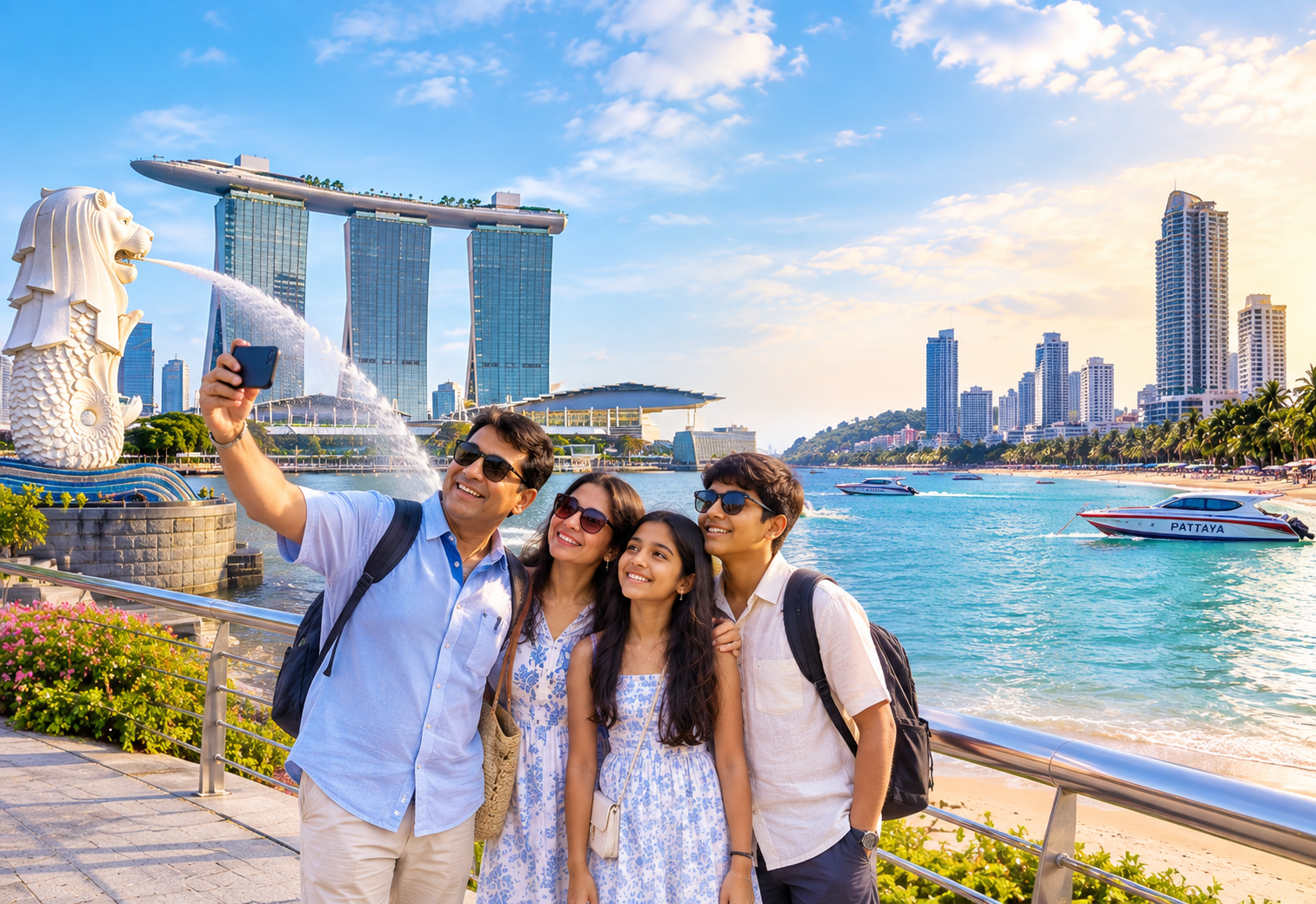 Twin Icons — Singapore + Thailand