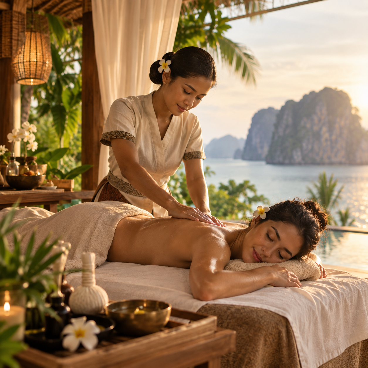 Thai women spa